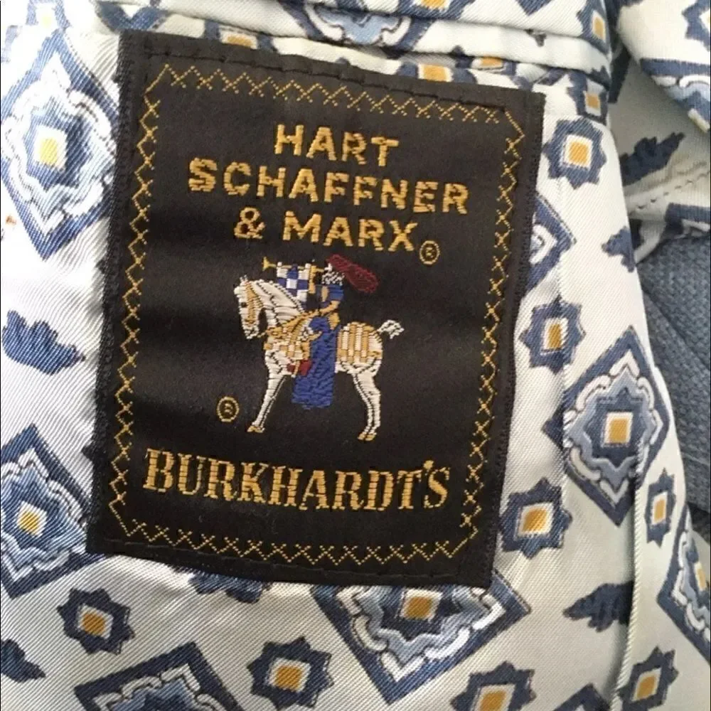 70s vintage Jack Nicklaus dusty blue blazer